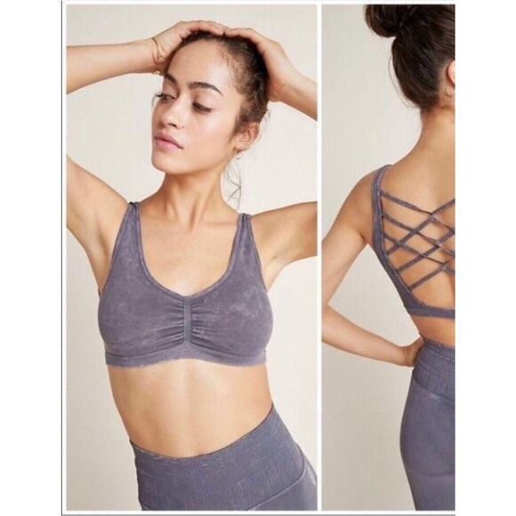 Free People NWOT Criss Cross Bralette Size M/L - Picture 1 of 4